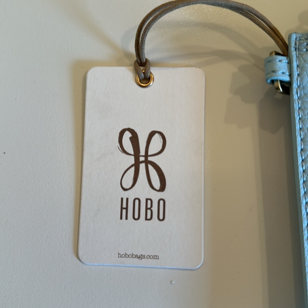 New Hobo Light Blue Leather Wristlet - Picture 8 of 8
